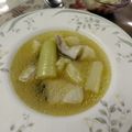 大魔女's cooksnap of when they made [スペイン料理]鱈と葱のスープ煮.
