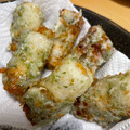 くまじ◎'s cooksnap of when they made ちくわの納豆入り磯辺揚げ.