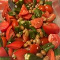 みそな☆'s cooksnap of when they made ✣　トマトとおくらの塩ダレ納豆和え　✣.