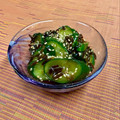 島子☆'s cooksnap of when they made 簡単！胡瓜とごま昆布ふりかけのお漬物。.