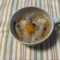 yesmama's cooksnap of when they made ＊*きのこと大根のだまっこ汁*＊.