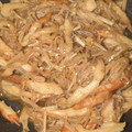 子供ネギ星人's cooksnap of when they made ちくわとしらたきのきんぴら.