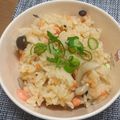 こうのとりヒロシ's cooksnap of when they made 入れて炊くだけ☆鮭の炊き込みご飯.