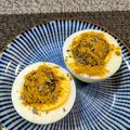 アイリッシュショコラ's cooksnap of when they made ゆで卵にオイカレー.