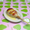 まこさんど's cooksnap of when they made なんちゃって〜✨チーズハットグ.