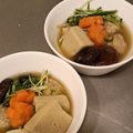 アクセル☆'s cooksnap of when they made 鶏団子と高野豆腐の煮物.