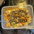 真樹 野畑's cooksnap of when they made 豚ごぼうこんにゃく厚揚げ人参のピリ辛炒め.