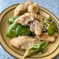 yu🐓's cooksnap of when they made 【楽めし】ささみとピーマンの醤油マヨ炒め.
