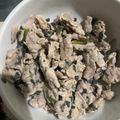ヤゴ☆'s cooksnap of when they made 豚肉のさっぱり★マスタードリーフ炒め.