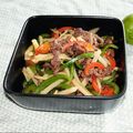 ladyoscar's cooksnap of when they made 牛薄切り肉でジャガイモ入り青椒肉絲.