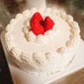 夕綺owo♪'s cooksnap of when they made ぜいたく苺の♪ミルキーショートケーキ.