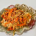 honeymiu's cooksnap of when they made 栄養たっぷり★ヤーコンのきんぴら.