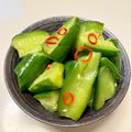 azbjbn's cooksnap of when they made すぐ出来る★きゅうりのお漬物.