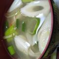 あゆたっくん's cooksnap of when they made 朝食に＊竹輪と長ネギのお味噌汁.