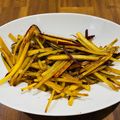 shogopapa's cooksnap of when they made さつまいものきんぴら（大学いも味）.