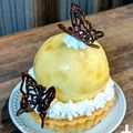まめたん's cooksnap of when they made * ジューシー ♡ まるごと桃タルト♪.