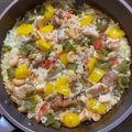 クック32XMIU☆'s cooksnap of when they made おうちパエリア＠フライパン26㎝.