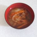 きらり流れ星's cooksnap of when they made オリーブオイルで温まる～お味噌汁♪.