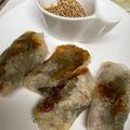 yummy?'s cooksnap of when they made ライスペーパーで豚しそチーズ焼き.