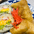 くりすたるけいこ's cooksnap of when they made 油揚げから作る 簡単！ 三角いなり寿司.