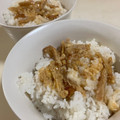 papikun's cooksnap of when they made これぞ手抜き節約飯！お揚げと竹輪の玉子丼.