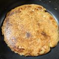 バシコ's cooksnap of when they made 米粉とお豆腐のパンにチーズのっけ.