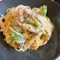 よちままキッチン☆！'s cooksnap of when they made ベーコンとしめじのクリームパスタ　.