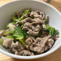 クック4CX9NN☆'s cooksnap of when they made つるんつるん＊豚こまと青梗菜の塩炒め.