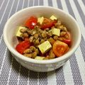 悠愛らぶ☆'s cooksnap of when they made トマトとチーズの納豆.