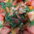ひろりんt's cooksnap of when they made あと一品♠トマトと大葉のポン酢和え.