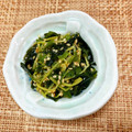 emiiem's cooksnap of when they made 水菜とワカメの簡単和え物.