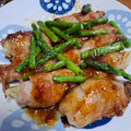 お寿司ちゃん's cooksnap of when they made レタス１玉！レタスの肉巻き炒め.