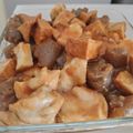 ぴょん大吉's cooksnap of when they made 鶏むね肉と厚揚げこんにゃくの味噌煮.