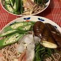 ﾌﾞﾚﾝﾀﾞ's cooksnap of when they made アラジントースターで焼きナス蒸しナス.
