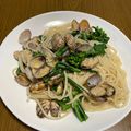 美月kk's cooksnap of when they made 菜の花とアサリの春パスタ♡.