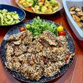 Superlittleboo's cooksnap of when they made 鶏胸肉とごまの揚げ焼き.