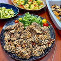 Superlittleboo's cooksnap of when they made 鶏胸肉とごまの揚げ焼き.
