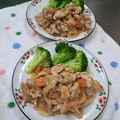 とりけらとっぷす's cooksnap of when they made 簡単節約☆豚こま肉のトマト塩だれ炒め。.