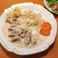 ☽月光's cooksnap of when they made チキンクリーム煮タラゴン風味.