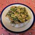 龍青空ママ's cooksnap of when they made ニラ卵丼どん♪韓国風.