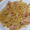 ナーちゃん's cooksnap of when they made 節約食材！もやしとベーコンのカレー炒め.