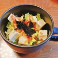 うさぎのおかし's cooksnap of when they made レタスと豆腐の焼き海苔たっぷりサラダ.