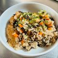 azbjbn's cooksnap of when they made シーフードミックスで具沢山・炊飯器ピラフ.