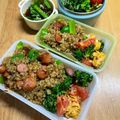 ルぴあ's cooksnap of when they made ウインナーとピーマンのウスターカレー炒飯.