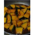 生誕１９７３年独身男's cooksnap of when they made 煮崩れなしのカボチャの煮物.