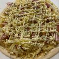 ☆iwack☆'s cooksnap of when they made ポテトのバター醤油＆マヨタマ♡ピザ.