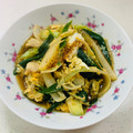 あっこ姉's cooksnap of when they made 葉玉ねぎと豚肉の卵とじ煮.