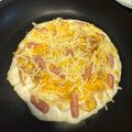 supermoon1's cooksnap of when they made 朝食★ベーコンとチーズのパンケーキ☆HM.