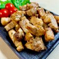いなばっくす☆'s cooksnap of when they made 簡単☆ひとくち豚ロース厚切りのマヨ焼き.