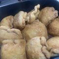 0720まま's cooksnap of when they made お豆腐と鶏挽肉で！油揚げの包み煮.